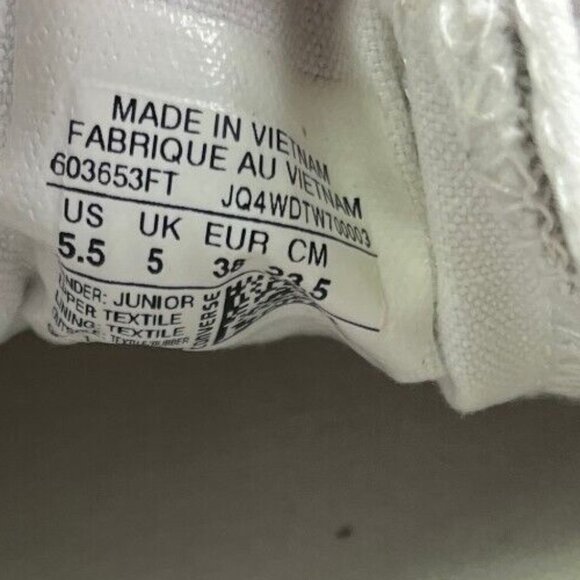 Convers Chuck Taylor One Star Boys Size 5.5Y Brown White Walking Shoes Sneakers - Picture 10 of 10